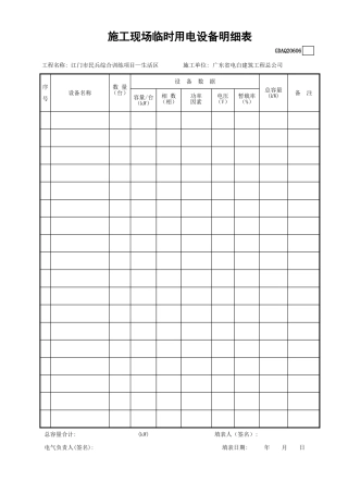 施工现场临时用电设备明细表GDAQ20606.xls