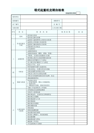 塔式起重机定期自检表GDAQ209010902.xls
