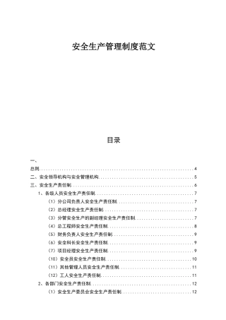 00-【标准制度】-03-安全生产管理制度模板.doc