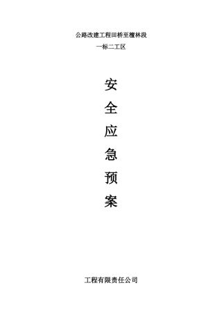 公路施工安全应急预案.doc