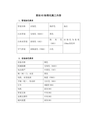 泵站6S标准化内容.docx