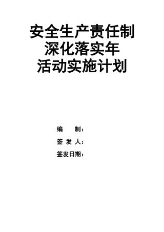 13 安全生产责任制深化落实年活动实施计划.docx