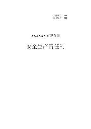 公司各岗位安全生产责任制（41页）.doc
