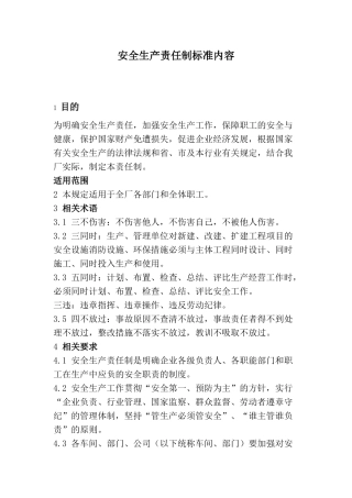 【汇编】安全生产责任制标准内容（23页）.doc