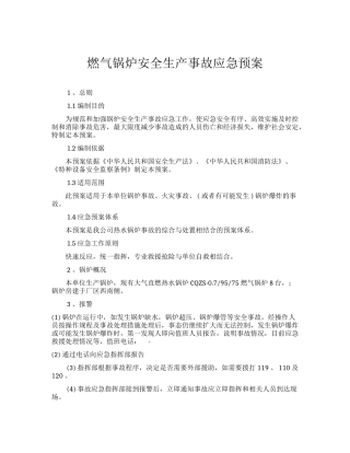 20.燃气锅炉安全生产事故应急预案.docx