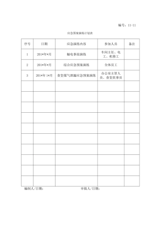 13-12-应急预案演练计划表.doc