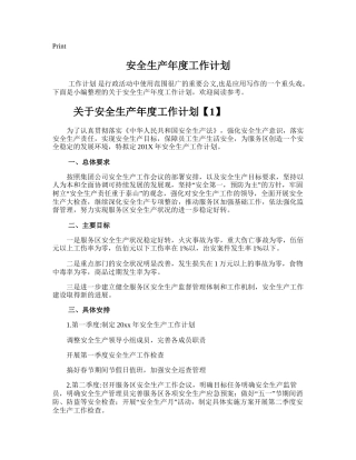 17.安全生产年度工作计划.doc