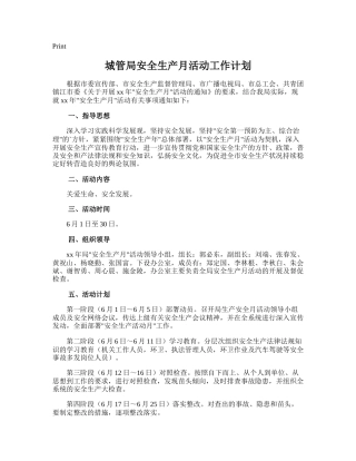 101.城管局安全生产月活动工作计划.doc