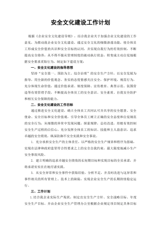 225.安全文化建设工作计划.doc