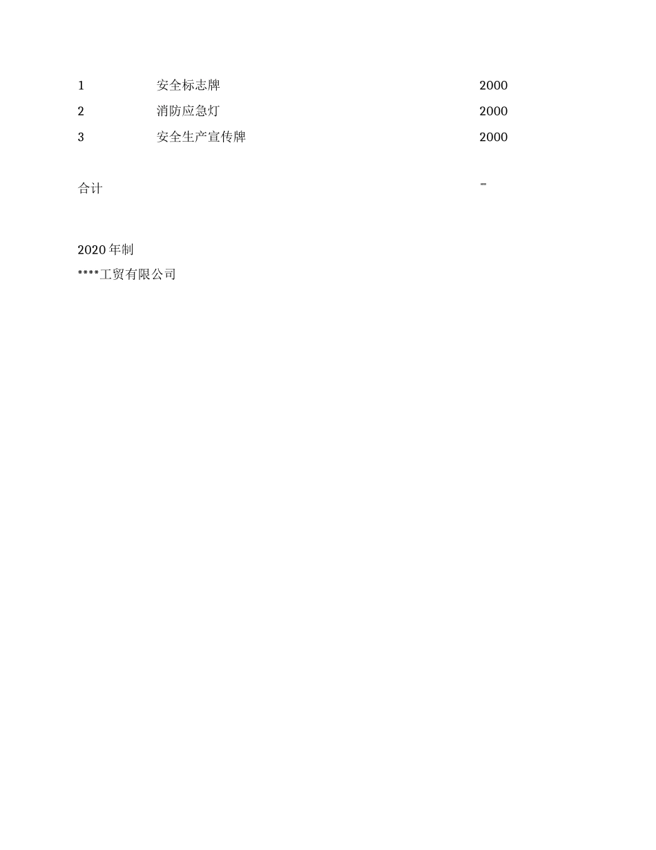 240. 工贸公司2021年度安全经费预算计划.docx_第3页