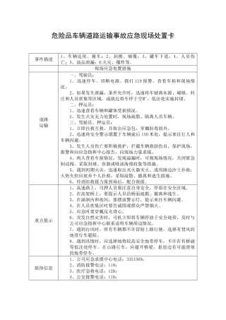 危险品运输事故应急现场处置方案.doc