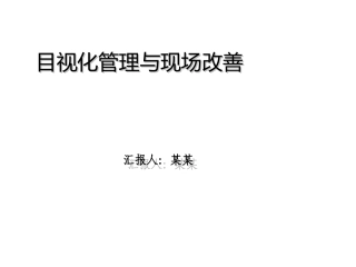 3.生产现场的目视化管理及现场改善.ppt