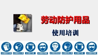 2  劳动防护用品使用培训.ppt