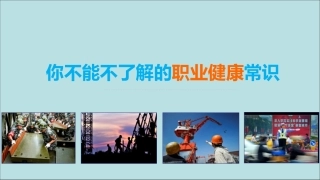 101.你不能不了解的职业健康常识（45页）.pptx