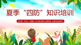 100.夏季“四防”知识培训.pptx