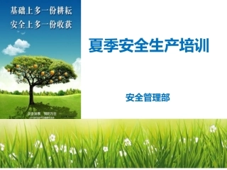 109.夏季高温安全生产培训.ppt