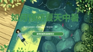 118.夏日防中暑宣传演讲.pptx