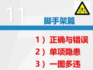 100.直击隐患-隐患附带标准：施工脚手架专项.ppt