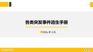 59.各类突发事件逃生手册.pptx