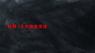 42.杜邦十大理念安全文化.pptx