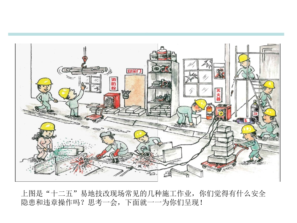 86.漫画作业现场违章分析.ppt_第2页