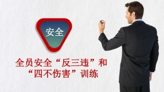 90.全员安全“反三违”训练和“四不伤害”培训.ppt