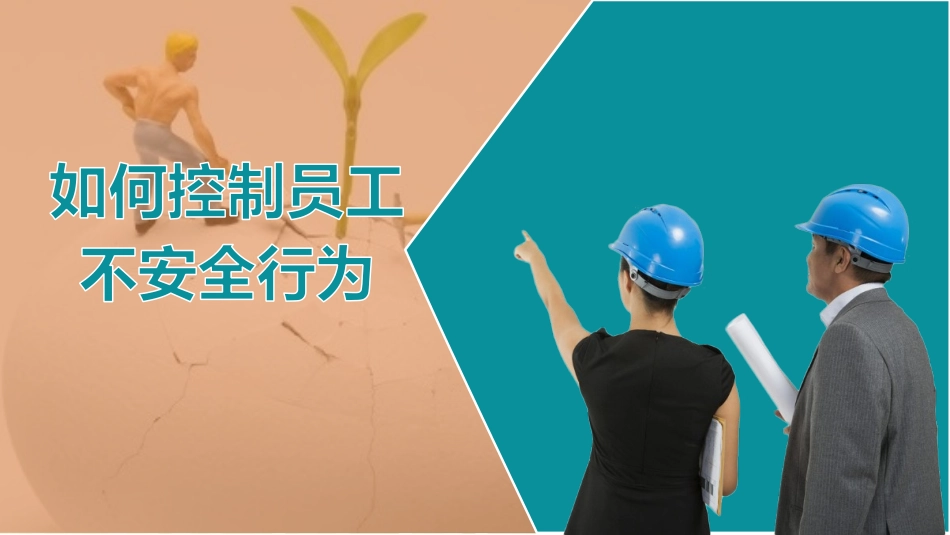 113.如何控制员工不安全行为.pptx_第1页