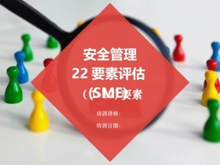 11.安全管理22要素评估(SME)要素(1).ppt