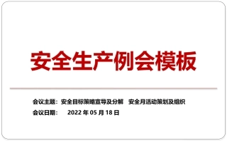 201.安全生产例会模板.pptx
