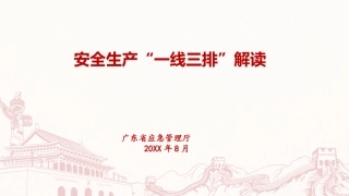 33.安全生产“一线三排”解读.pptx