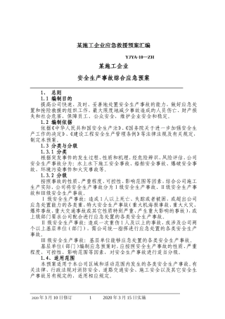 10、施工企业应急预案汇编 (1).doc