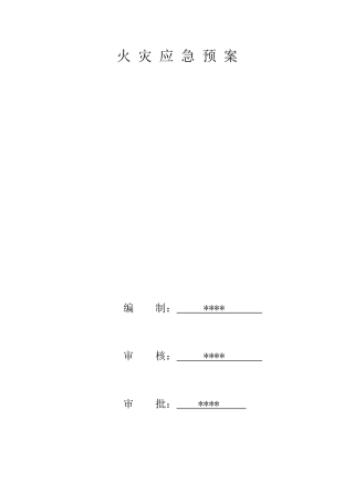 88.施工现场火灾应急预案.doc