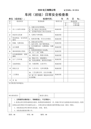 3. 车间、班组日常安全检查表.doc