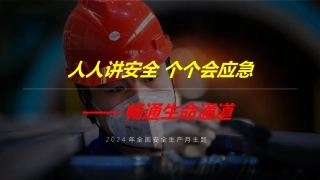 2024安全月主题培训：人人讲安全个个会应急——畅通生命通道（160页）.pptx