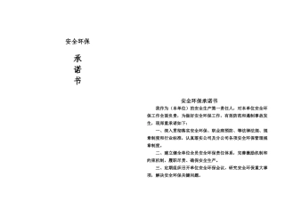 安全承诺书（各单位）.docx