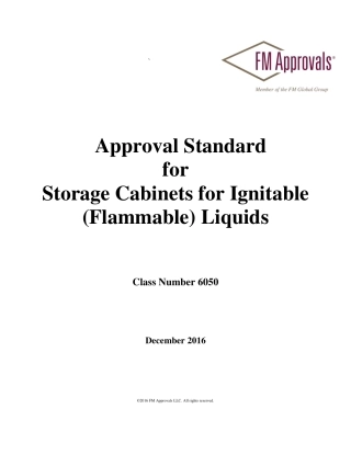 FM-防爆柜认证标准Storage Cabinets Flammable  Combustible Liquids.pdf