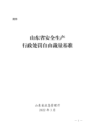 山东省安全生产行政处罚自由裁量基准2022.pdf
