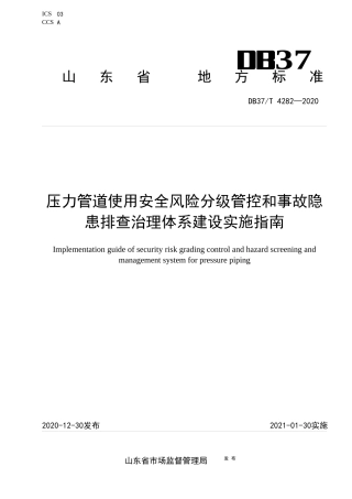 12.压力管道使用安全风险分级管控和事故隐患排查治理体系建设实施指南DB 37T 4282—2020.docx
