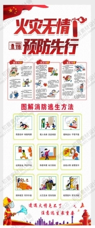 消防宣传栏展板海报展架XF-PSD-0188.jpg