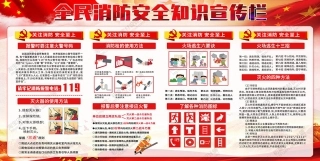 消防宣传栏展板海报（横）XF-PSD-0067.jpg