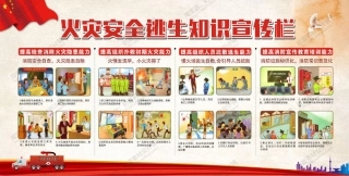 消防宣传栏展板海报（横）XF-PSD-0114.jpg