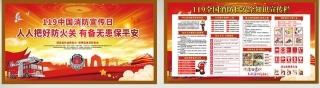 消防宣传栏展板海报（横）XF-PSD-0116.jpg