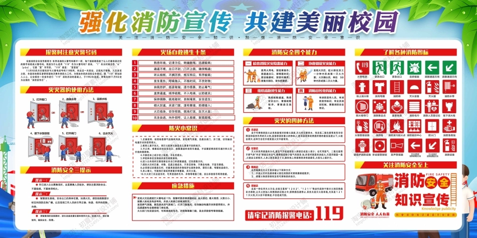 消防宣传栏展板海报（横） (95)-1.jpg_第1页