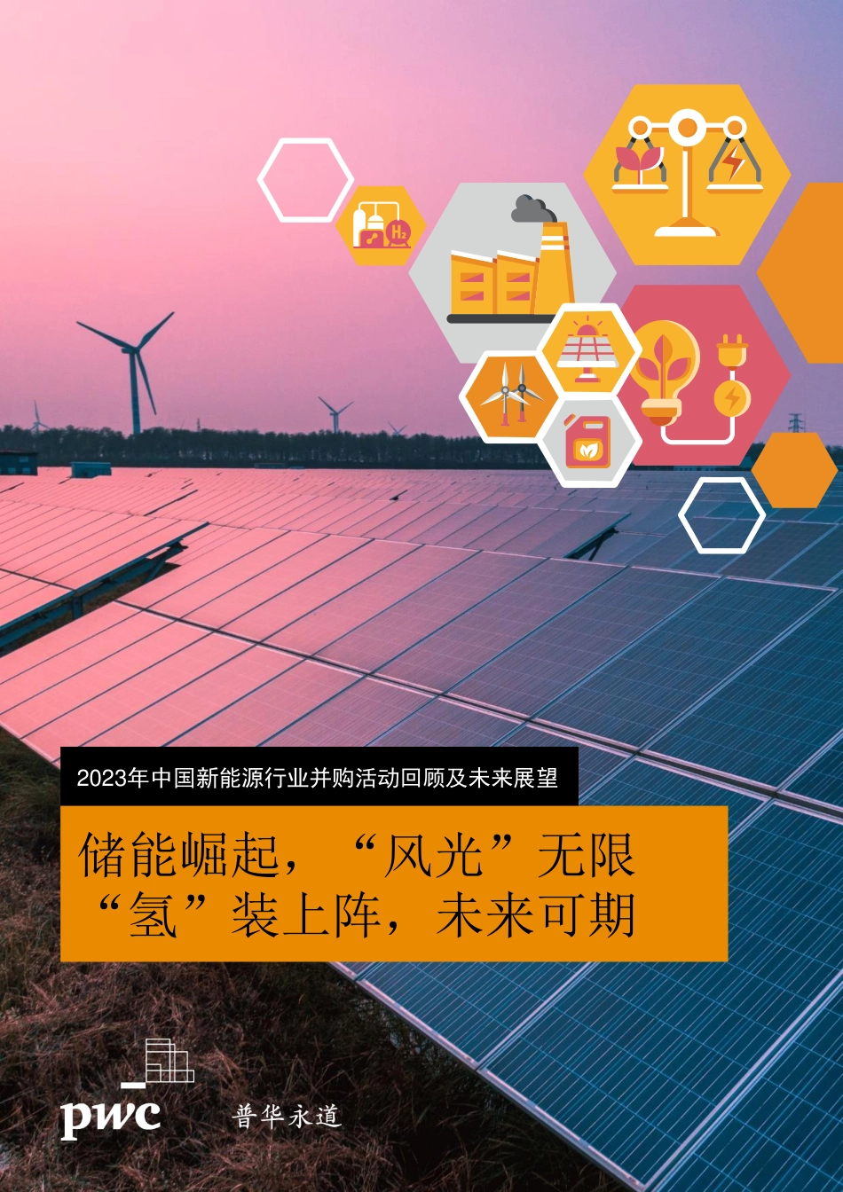 2023年中国新能源行业并购活动回顾及未来展望-普华永道-2024-36页.pdf_第1页