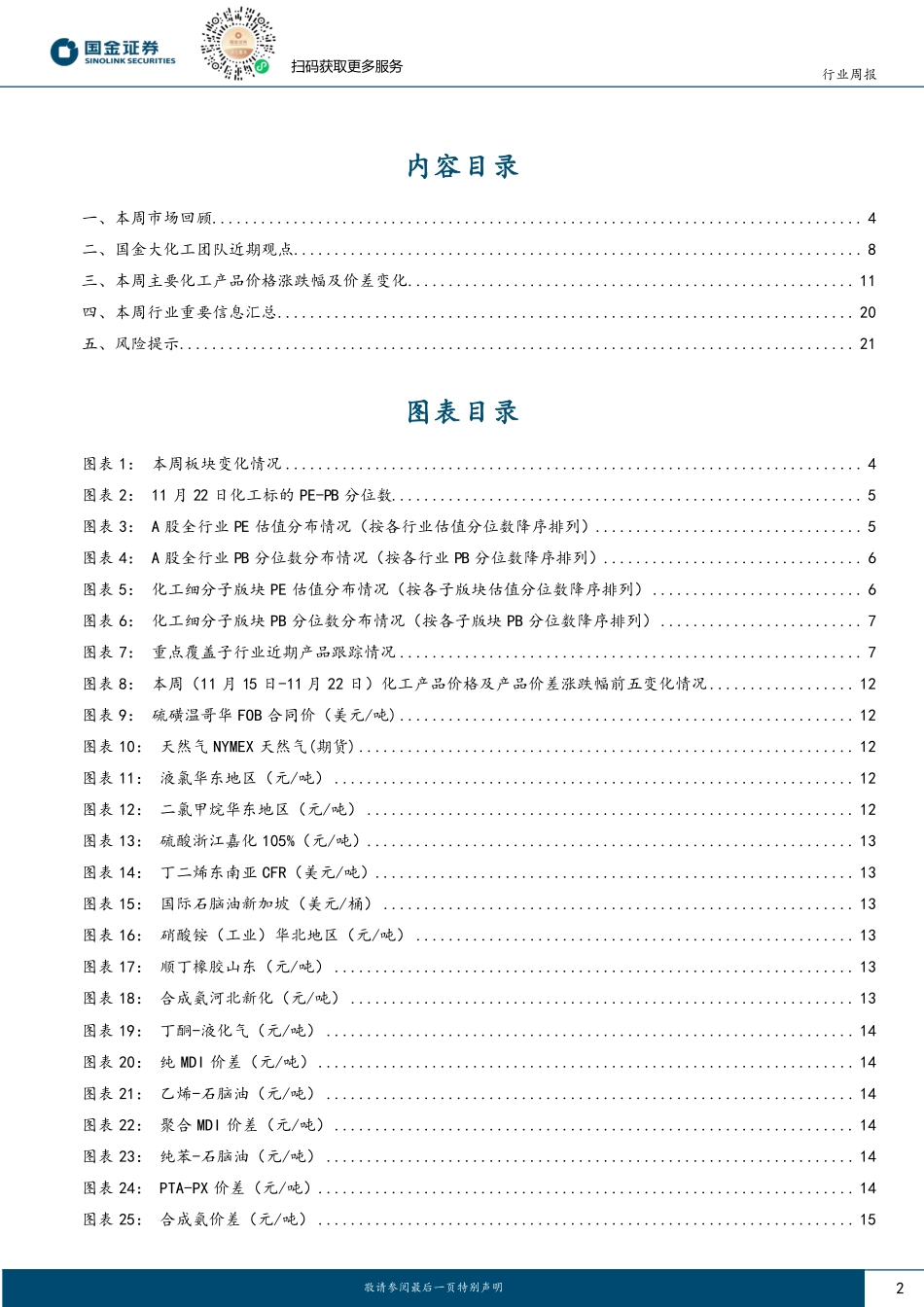 2025年02月09日更新-【国金证券】基础化工行业周报：化工风起，建议关注涨价机会.pdf_第2页