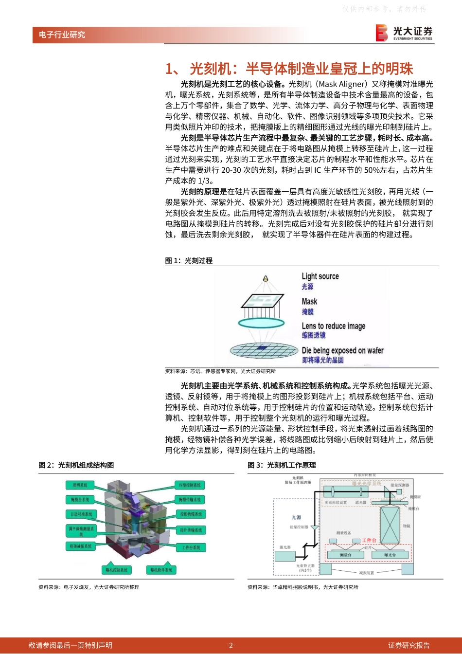 光大证券-半导体行业新周期系列报告之二，光刻机：半导体设备明珠，国产化突破在即-230511.pdf_第2页