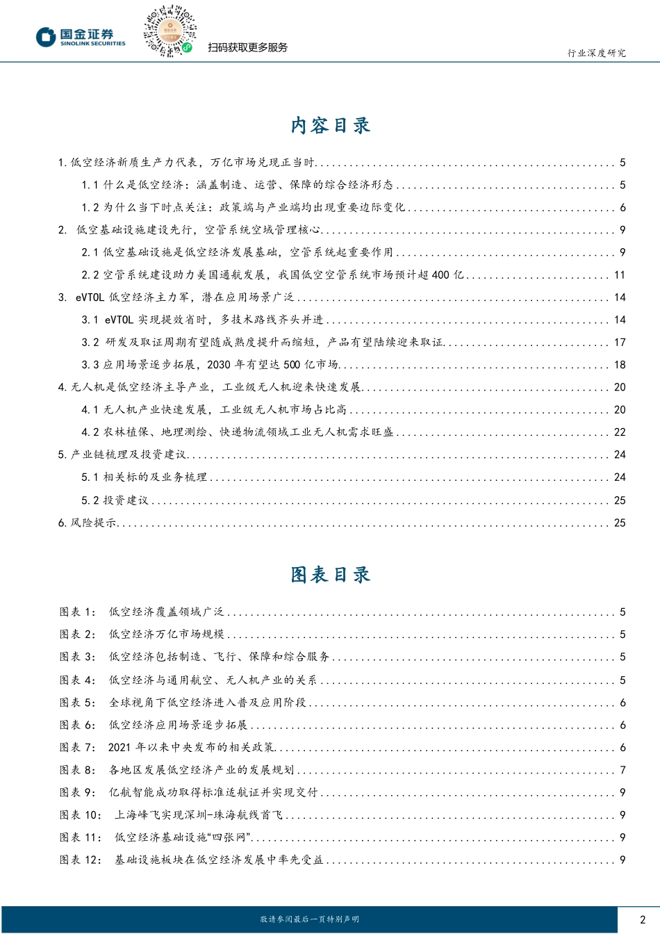 军工行业研究：低空经济万亿市场，基础设施和飞行器制造核心受益-国金证券 听光Vic.pdf_第2页