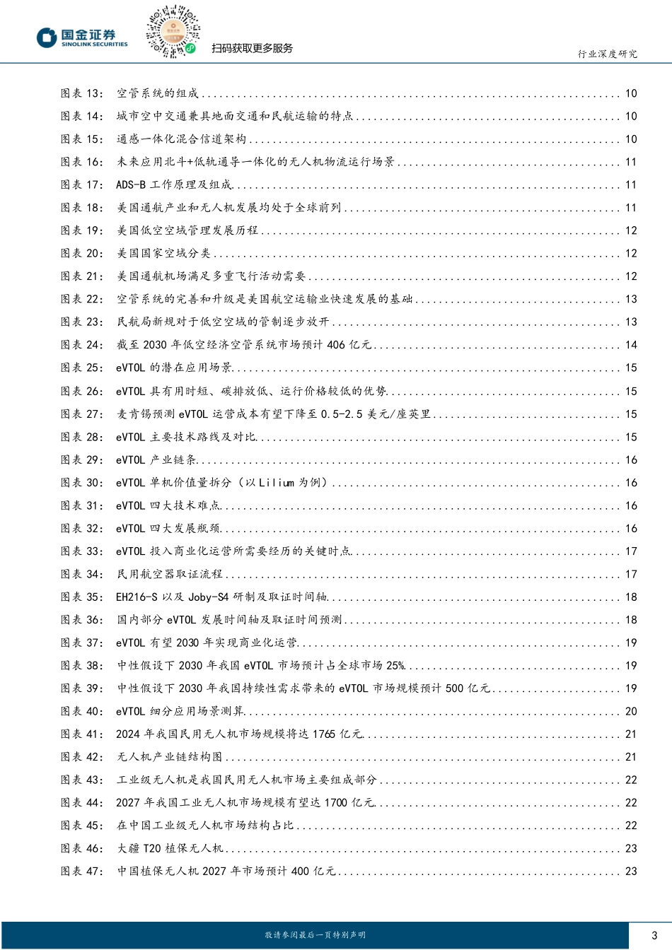 军工行业研究：低空经济万亿市场，基础设施和飞行器制造核心受益-国金证券 听光Vic.pdf_第3页