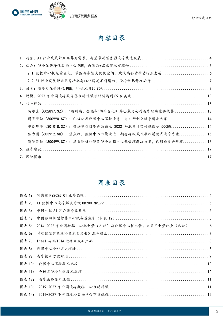 通信行业研究：AI发展带来高密度算力需求，带动服务器液冷行业快速发展-国金证券 听光Vic.pdf .pdf_第2页