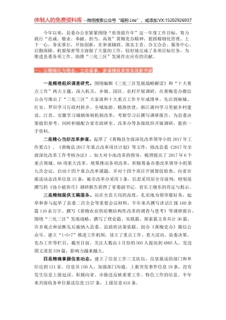 市政府办公室2016年工作总结